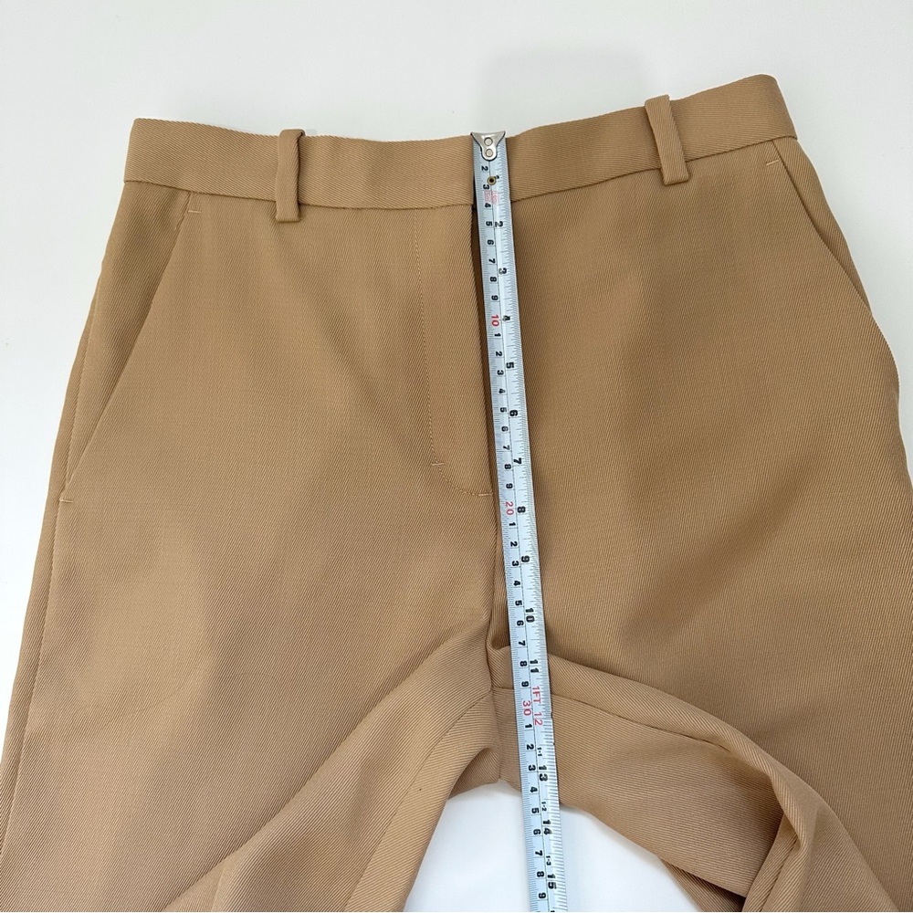 COS Wool High Rise Wide Leg Camel Trousers Sz 4 - Picture 15 of 15